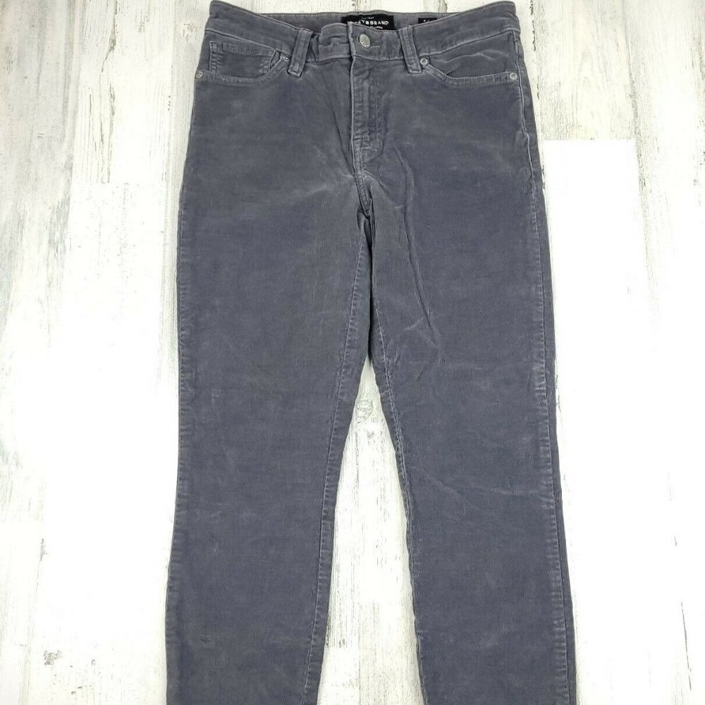 Lucky Brand Ava Skinny Jeans Women’s  4/27 Gray  Wash Stretch Denim Ankle